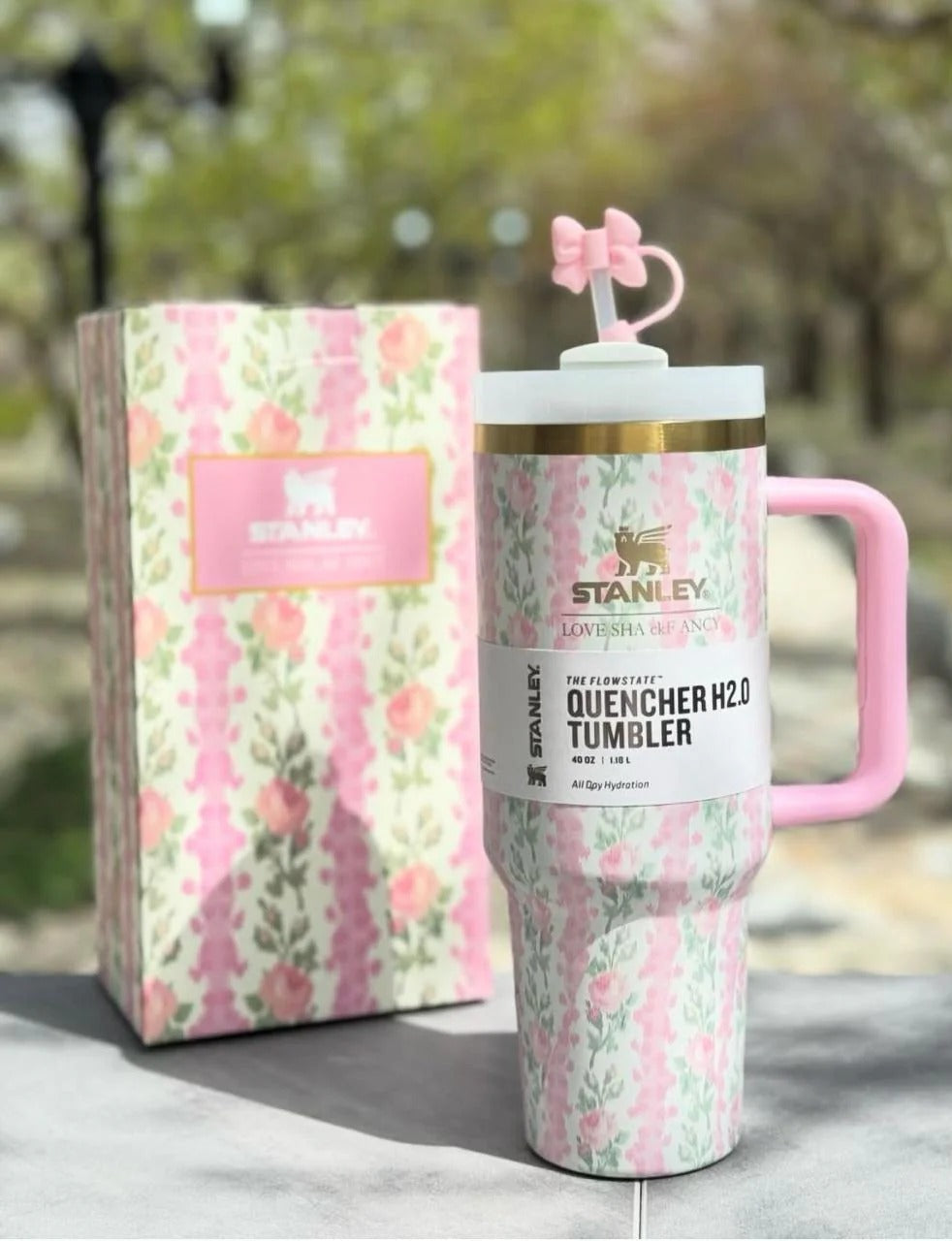 Rose Milk Pink Stanley Tumbler 1200Ml / 40 OZ